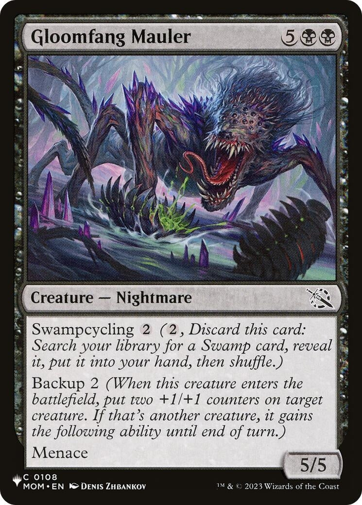 Image for Gloomfang Mauler (0108) (LIST) - Magic: The Gathering
