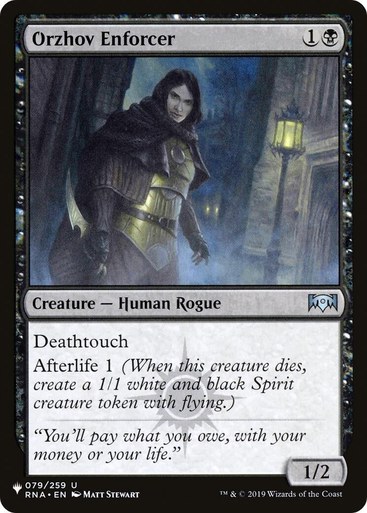 Image for Orzhov Enforcer (079/259) - Magic: The Gathering