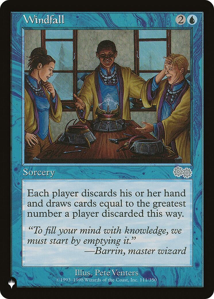 Image for Windfall (111/350) (LIST) - Magic: The Gathering