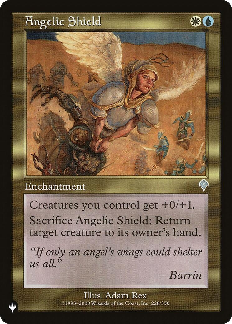 Image for Angelic Shield (228/350) (LIST) - Magic: The Gathering