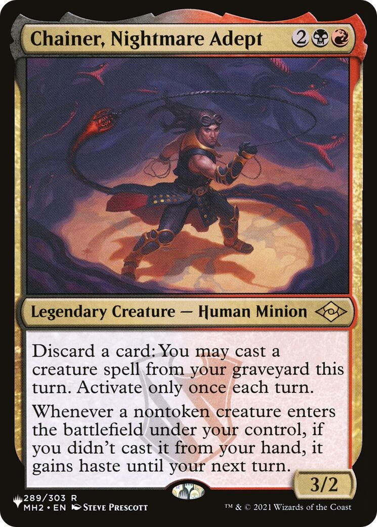 Image for Chainer, Nightmare Adept (289/303) - Magic: The Gathering