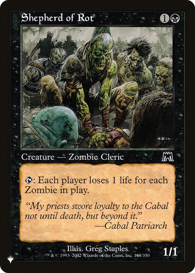 Image for Shepherd of Rot (168/350) (LIST) - Magic: The Gathering