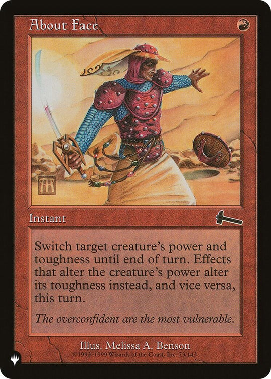 Image for About Face (73/143) (LIST) - Magic: The Gathering
