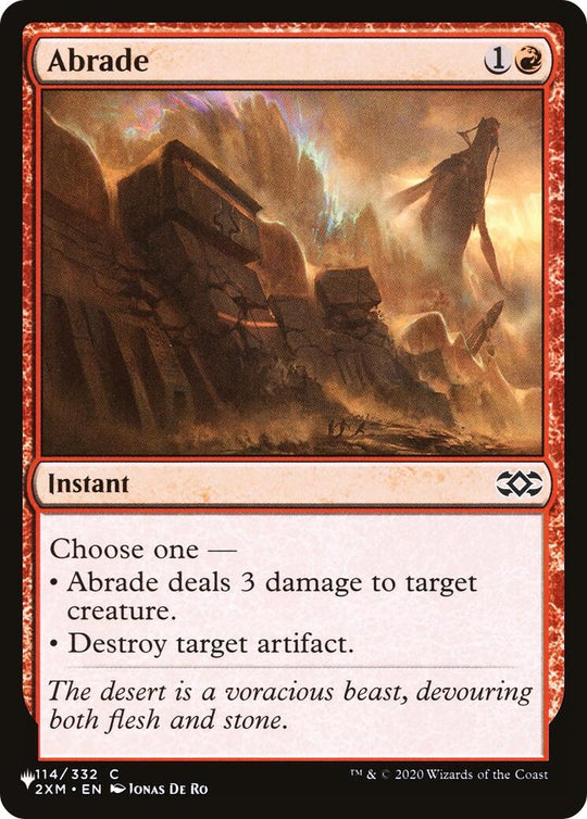 Image for Abrade (2XM) (114/332) (LIST) - Magic: The Gathering