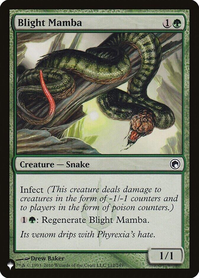 Image for Blight Mamba (112/249) (LIST) - Magic: The Gathering