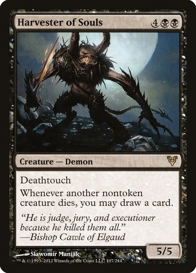 Image for Harvester of Souls (107) (AVR) - Magic: The Gathering