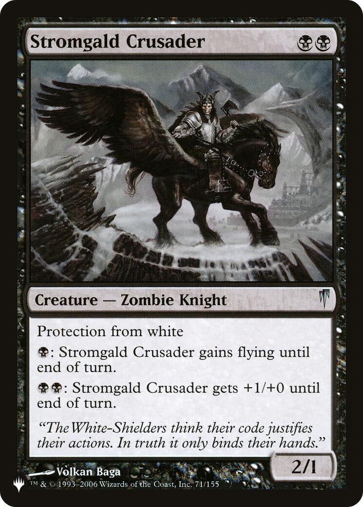 Image for Stromgald Crusader (71/155) (LIST) - Magic: The Gathering