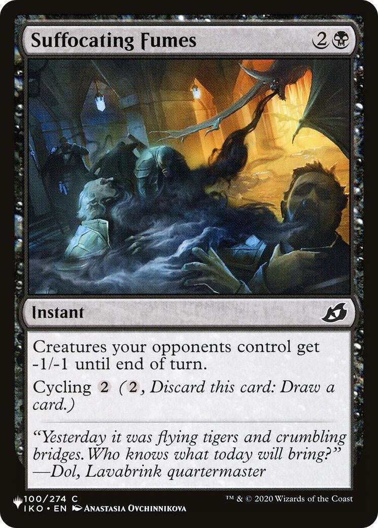 Image for Suffocating Fumes (100/274) (LIST) - Magic: The Gathering
