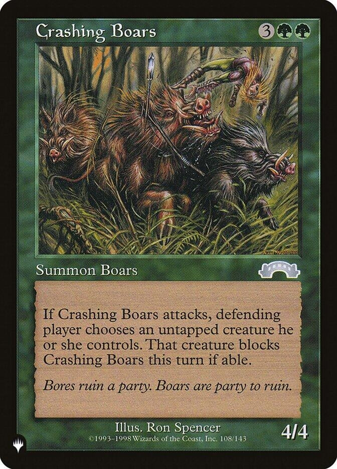 Image for Crashing Boars (108/143) - Magic: The Gathering