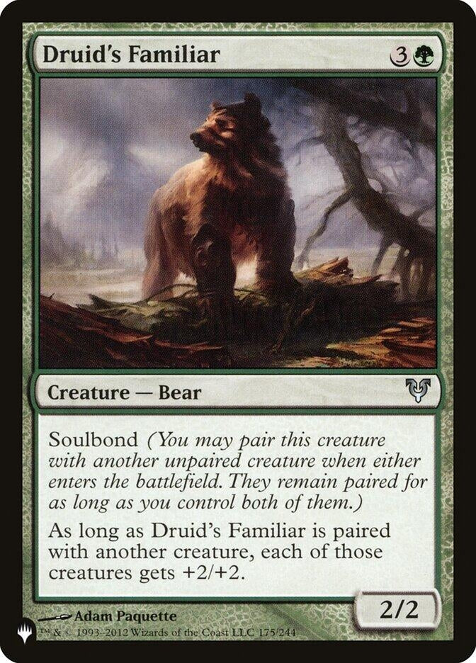 Image for Druid's Familiar (175/244) - Magic: The Gathering