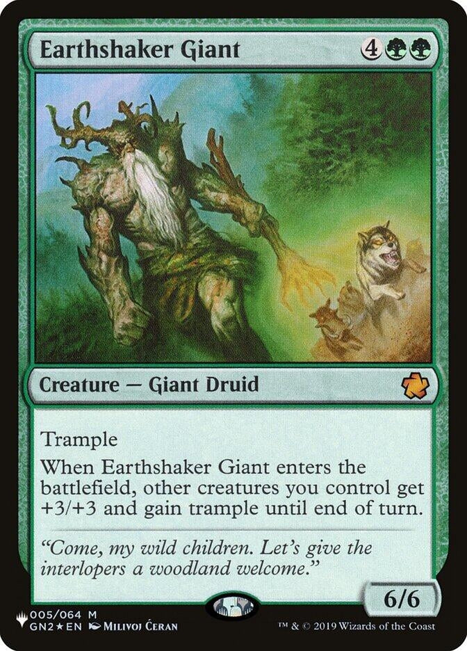 Image for Earthshaker Giant (005/064) (LIST) - Magic: The Gathering