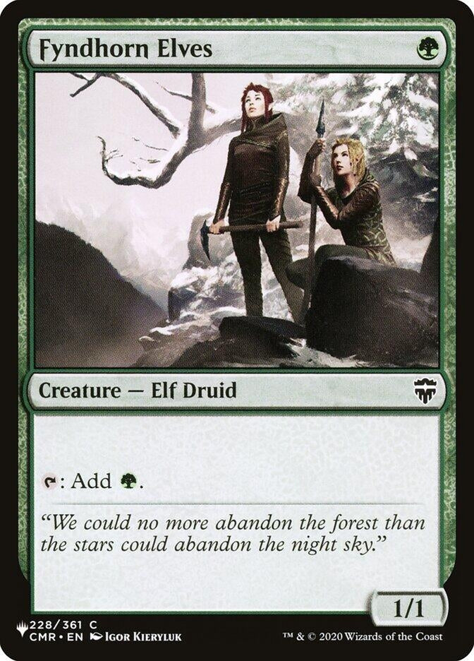 Image for Fyndhorn Elves (228/361) - Magic: The Gathering