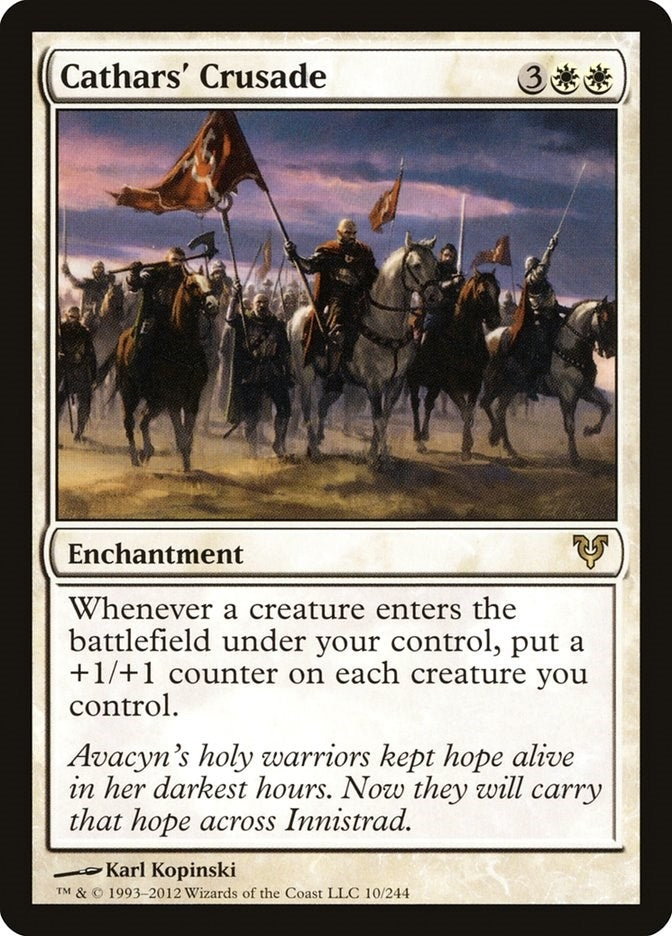 Image for Cathars' Crusade (10) - Magic: The Gathering