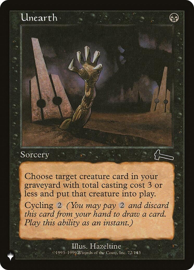 Image for Unearth (72/143) - Magic: The Gathering