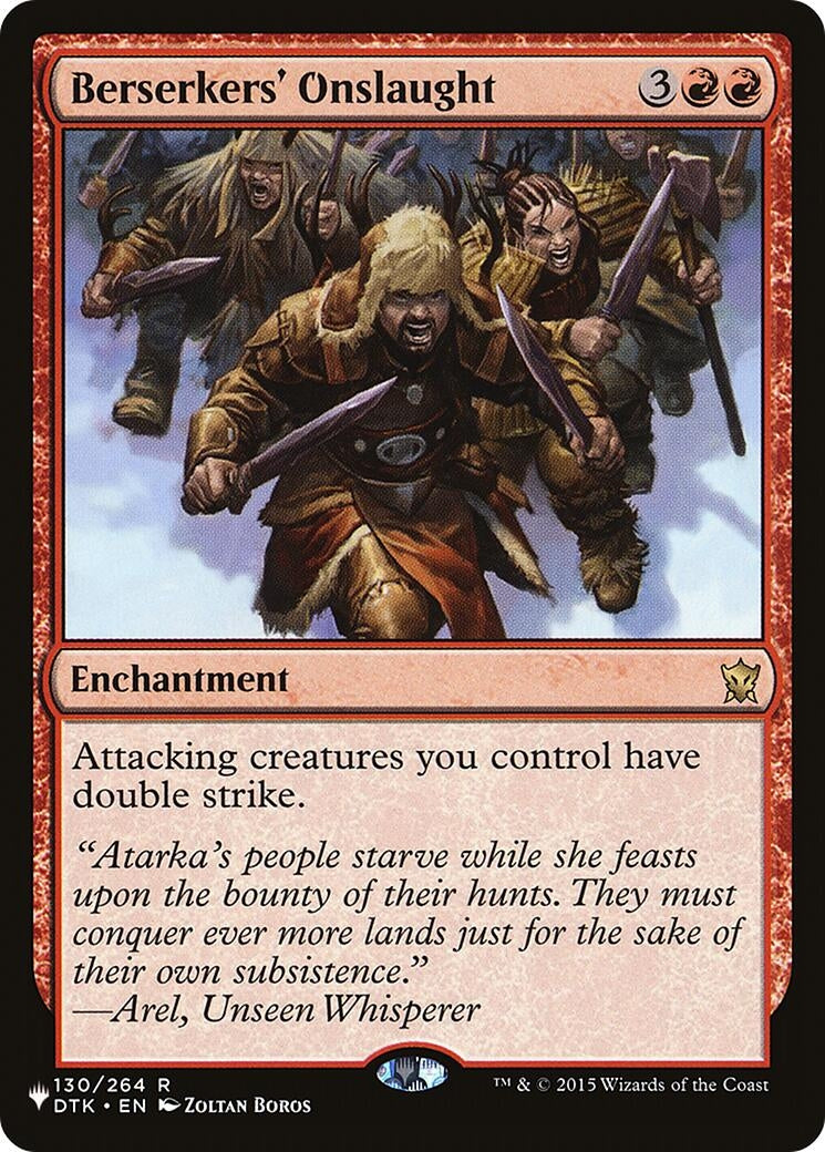Image for Berserkers' Onslaught (130/264) - Magic: The Gathering