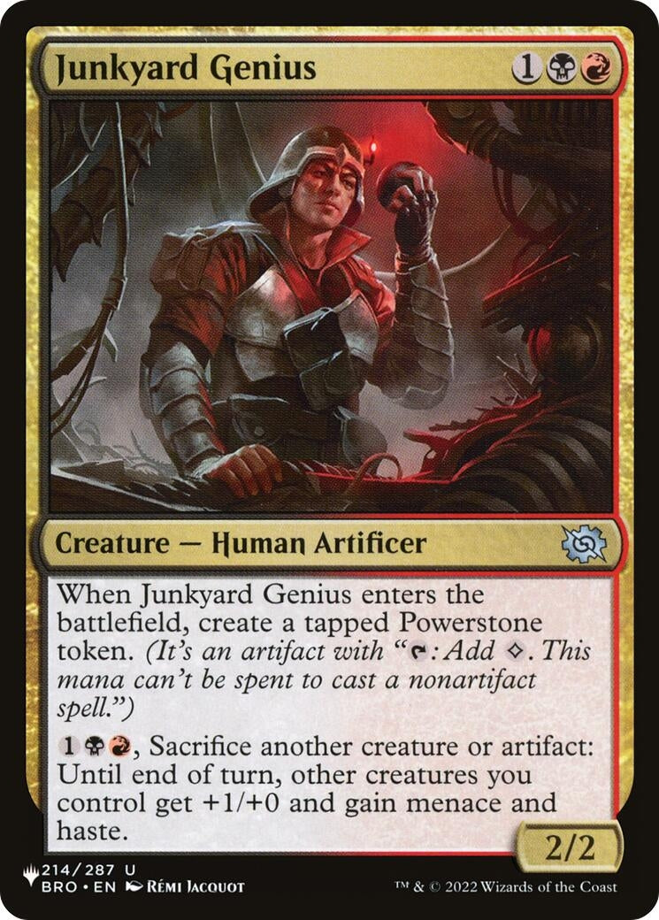 Image for Junkyard Genius (214/012) (LIST) - Magic: The Gathering
