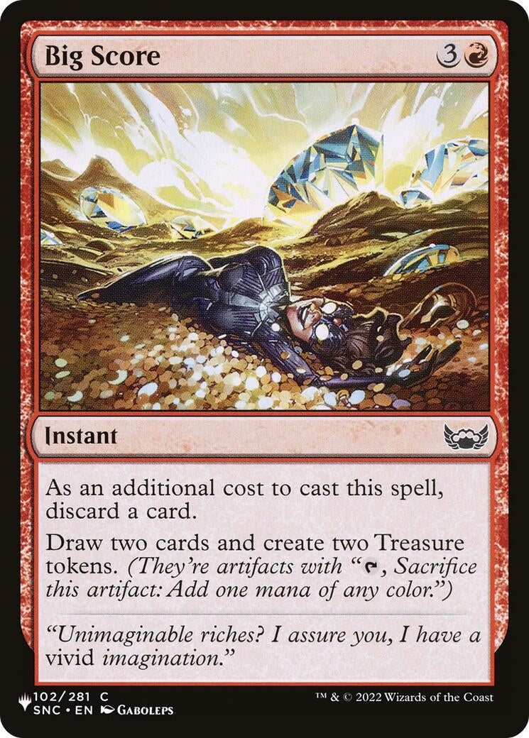 Image for Big Score (102/281) - Magic: The Gathering