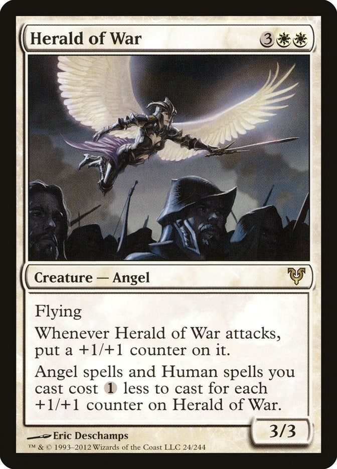 Image for Herald of War (24) (AVR) - Magic: The Gathering
