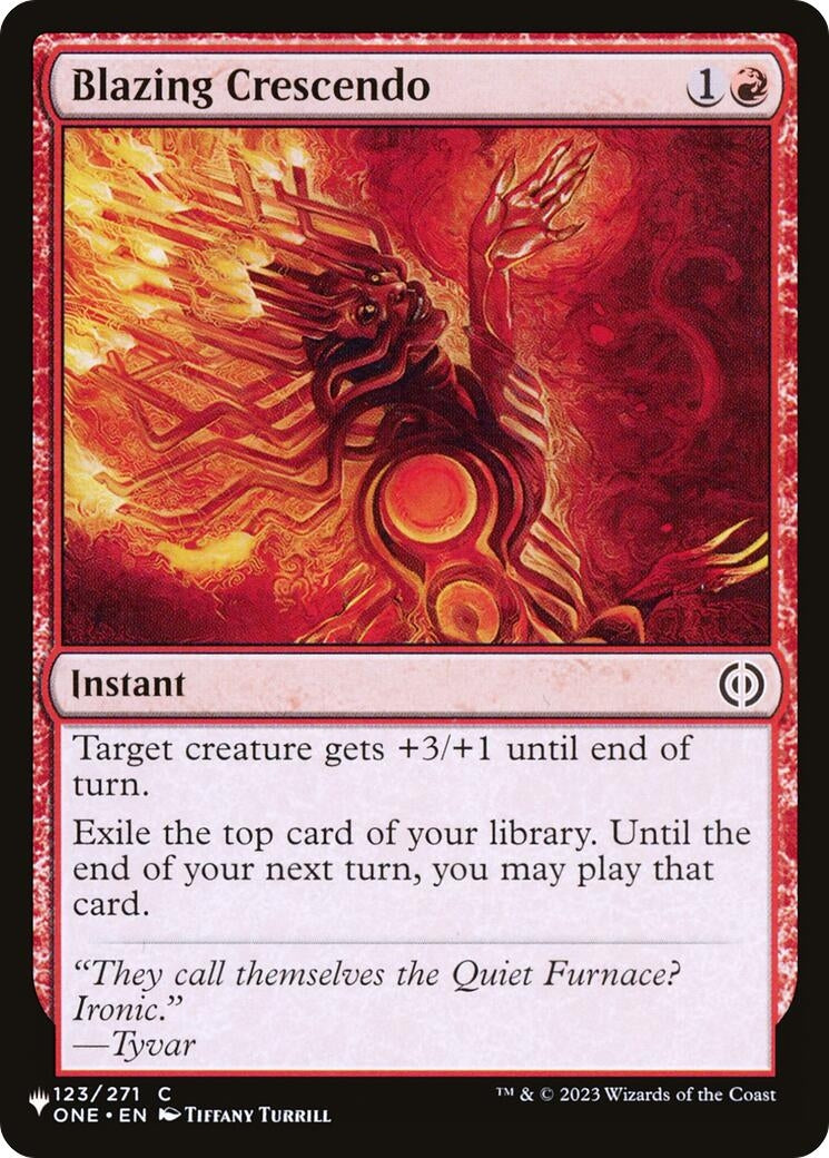 Image for Blazing Crescendo (123/271) - Magic: The Gathering