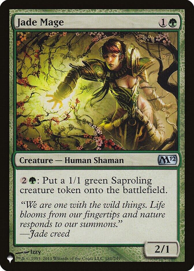 Image for Jade Mage (181/249) - Magic: The Gathering