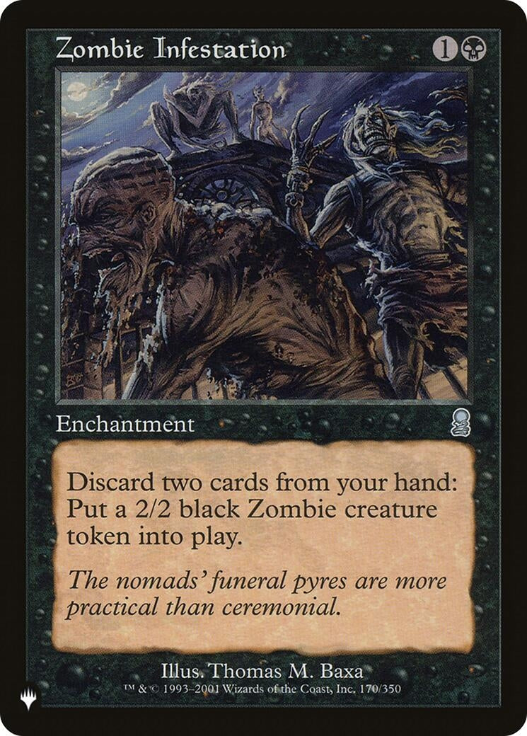 Image for Zombie Infestation (170/350) - Magic: The Gathering