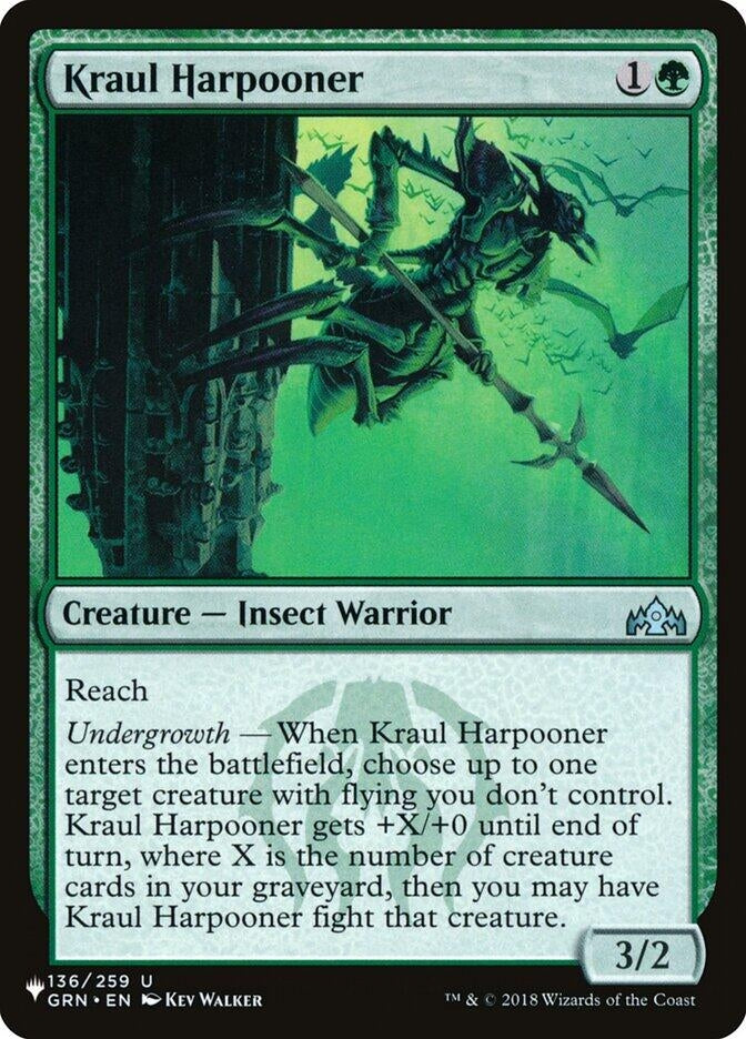 Image for Kraul Harpooner (136/259) (LIST) - Magic: The Gathering