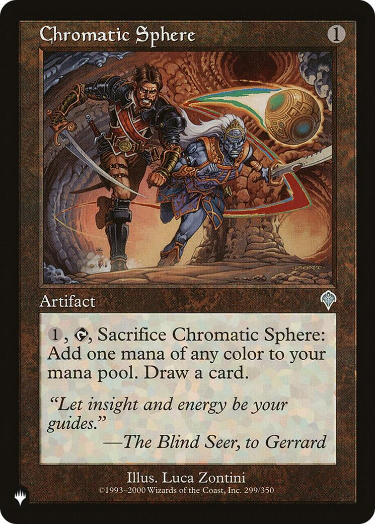 Image for Chromatic Sphere (299/350) (LIST) - Magic: The Gathering