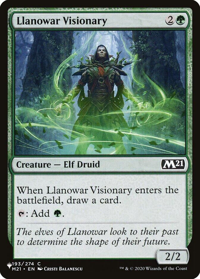 Image for Llanowar Visionary (193/274) (LIST) - Magic: The Gathering
