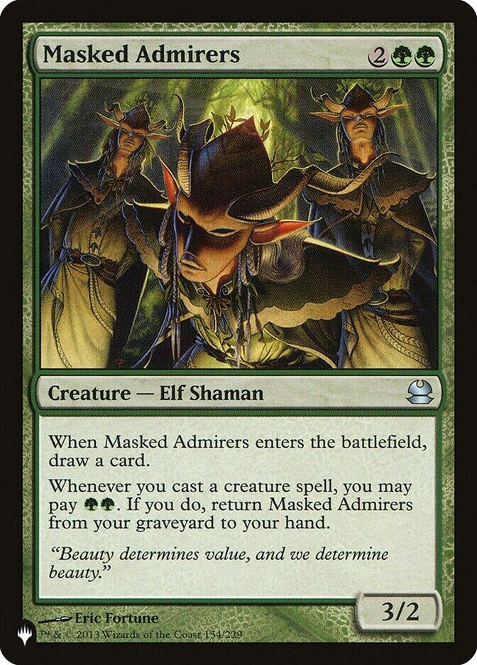 Image for Masked Admirers (154/229) - Magic: The Gathering