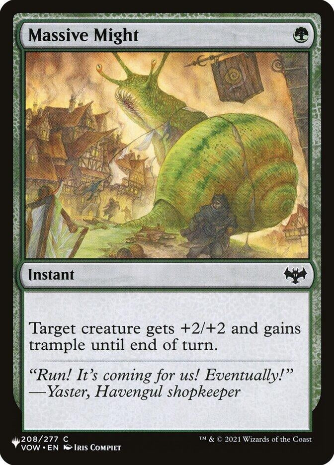 Image for Massive Might (208/277) (LIST) - Magic: The Gathering