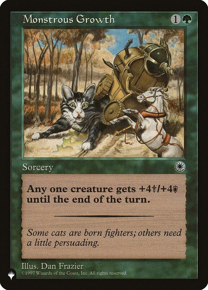 Image for Monstrous Growth (Flavor Text) - Magic: The Gathering