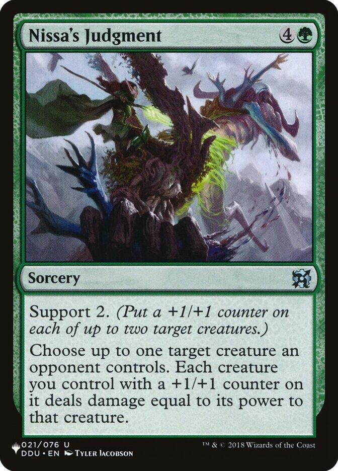 Image for Nissa's Judgment (021/076) (LIST) - Magic: The Gathering