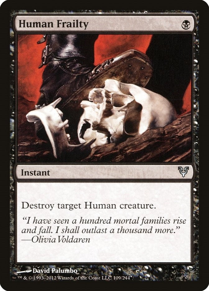 Image for Human Frailty (109) (AVR) - Magic: The Gathering
