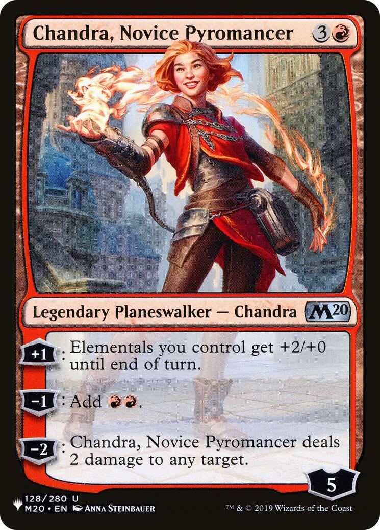 Image for Chandra, Novice Pyromancer (128/280) - Magic: The Gathering
