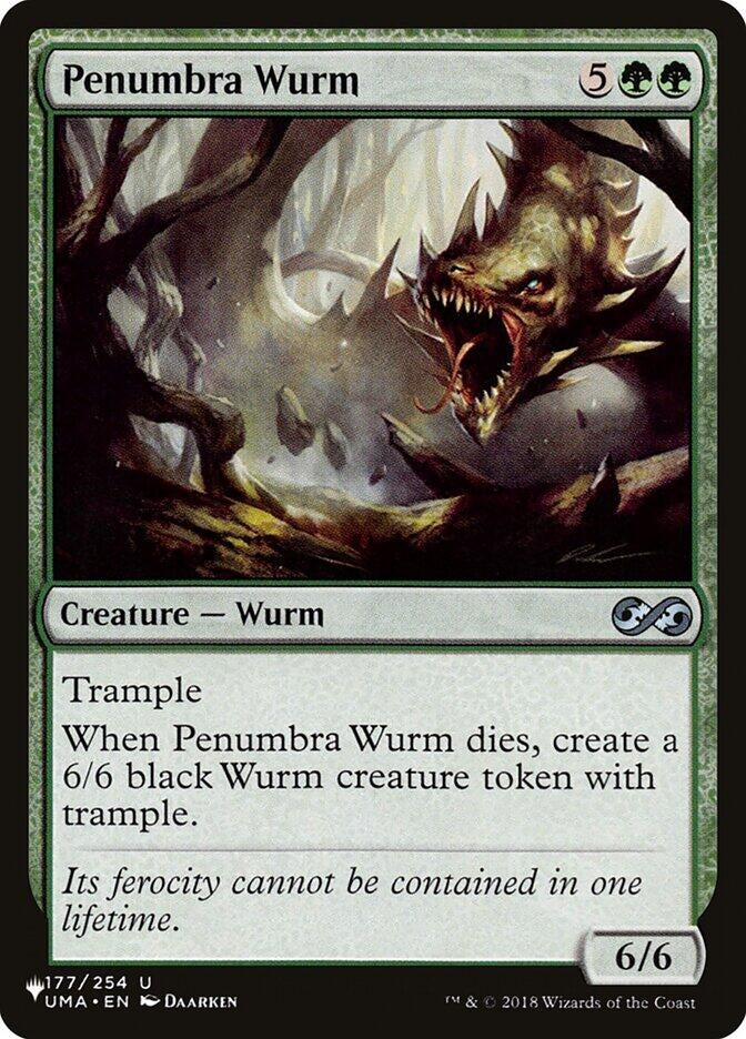 Image for Penumbra Wurm (177/254) - Magic: The Gathering