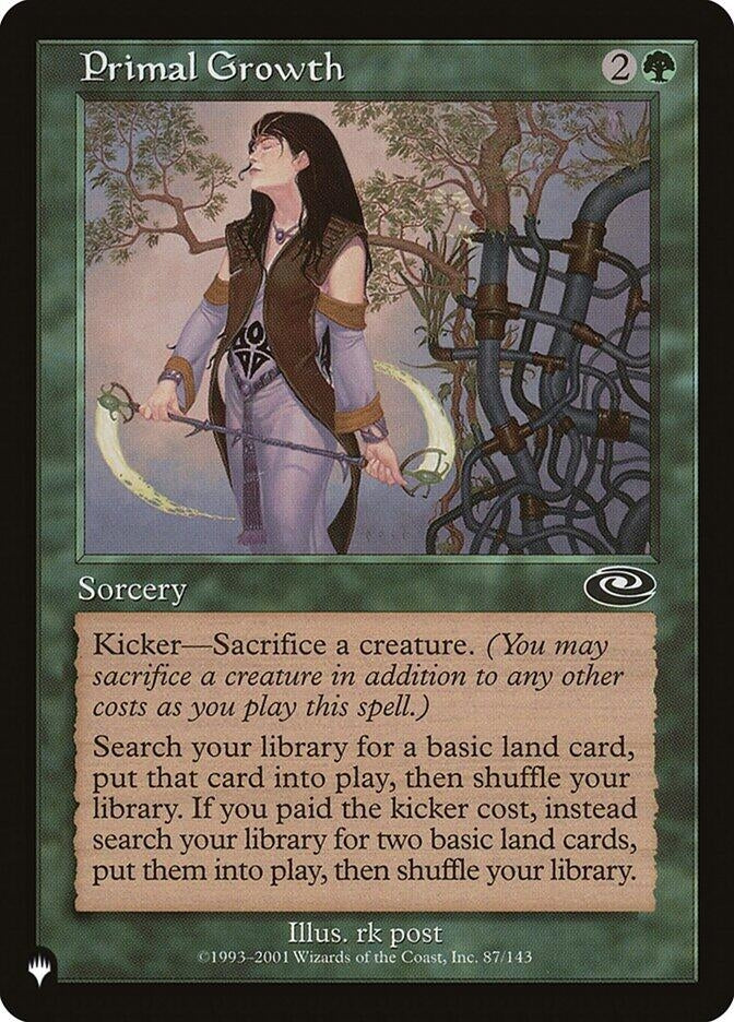 Image for Primal Growth (87/143) (LIST) - Magic: The Gathering