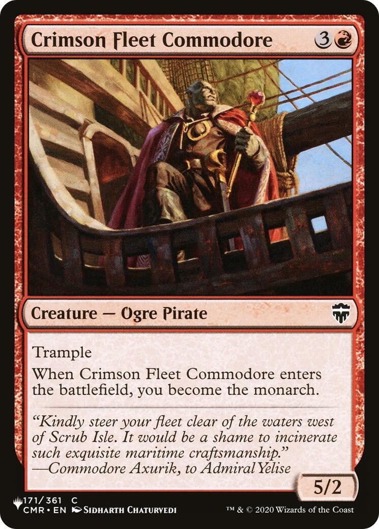 Image for Crimson Fleet Commodore (171/361) - Magic: The Gathering