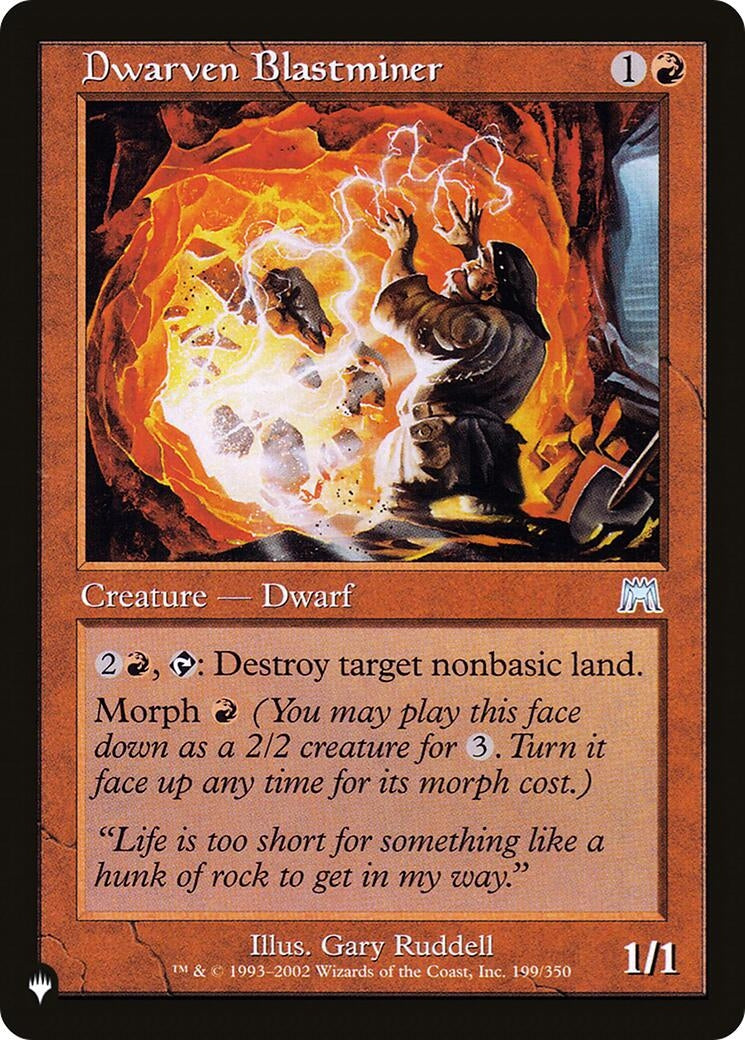 Image for Dwarven Blastminer (199/350) - Magic: The Gathering