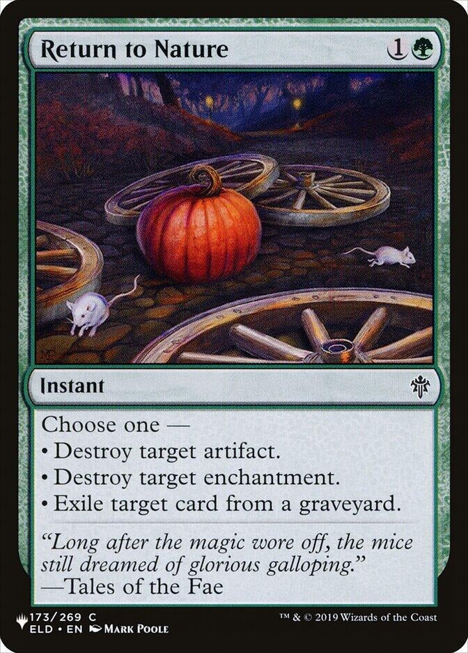 Image for Return to Nature (173/269) (LIST) - Magic: The Gathering