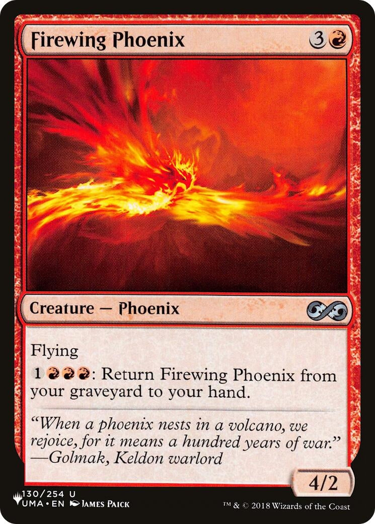 Image for Firewing Phoenix (130/254) (LIST) - Magic: The Gathering