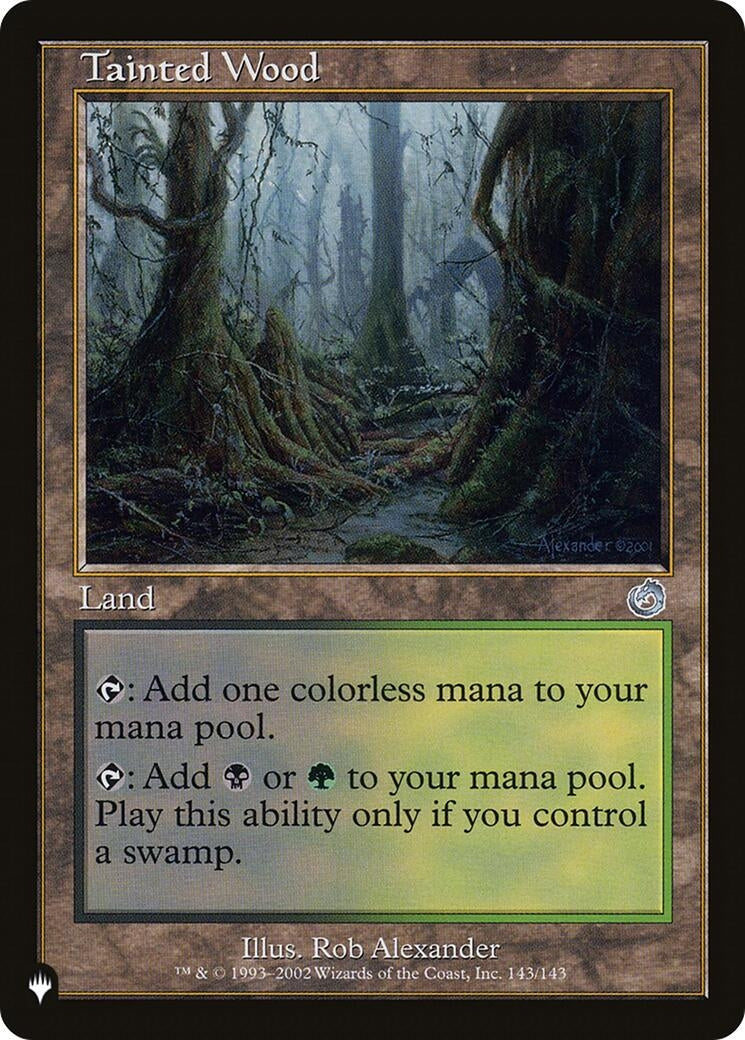 Image for Tainted Wood (143/143) - Magic: The Gathering