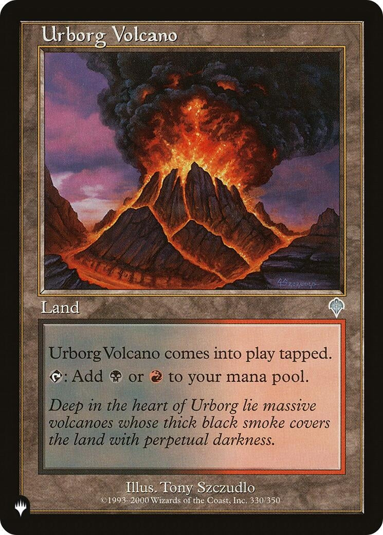 Image for Urborg Volcano (330/350) - Magic: The Gathering