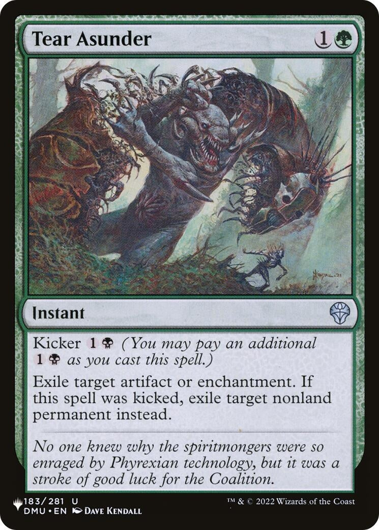 Image for Tear Asunder (183/281) (LIST) - Magic: The Gathering