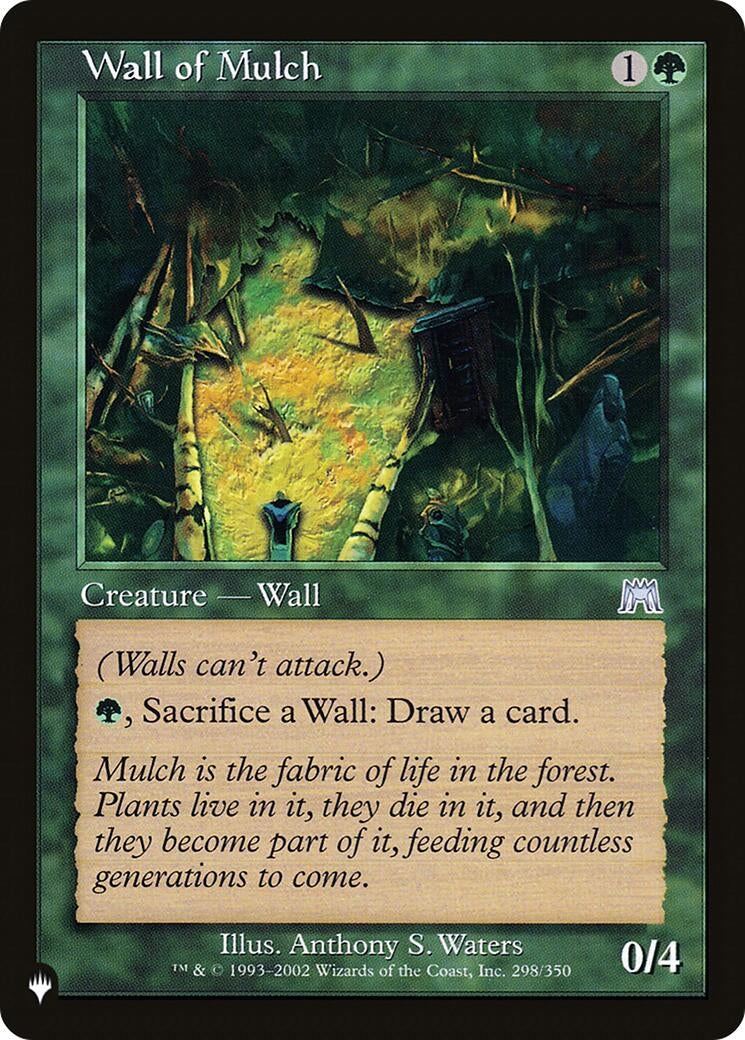 Image for Wall of Mulch (298/350) - Magic: The Gathering