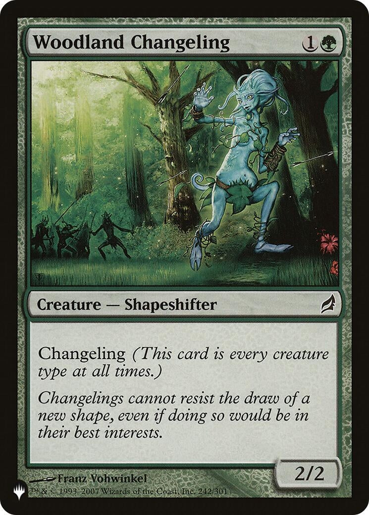 Image for Woodland Changeling (242/301) - Magic: The Gathering