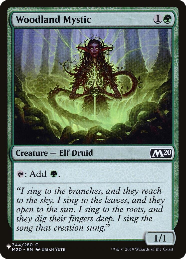 Image for Woodland Mystic (344/280) - Magic: The Gathering