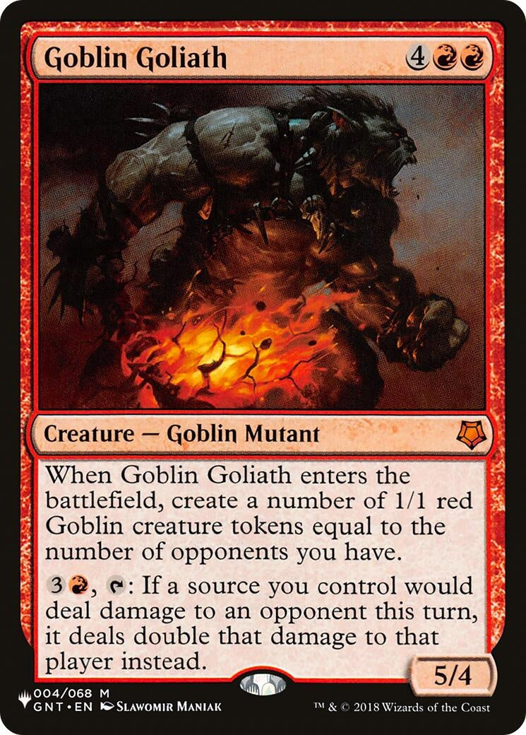 Image for Goblin Goliath (004/068) (LIST) - Magic: The Gathering