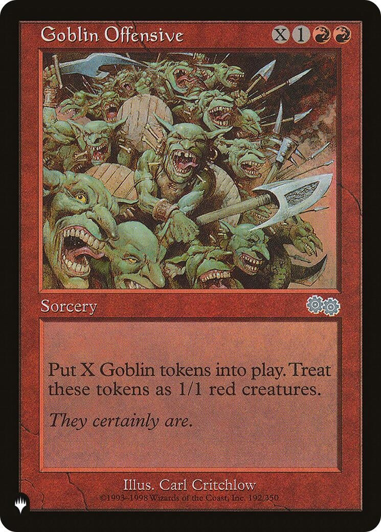 Image for Goblin Offensive (192/350) (LIST) - Magic: The Gathering
