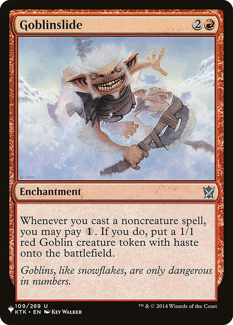 Image for Goblinslide (109/269) (LIST) - Magic: The Gathering