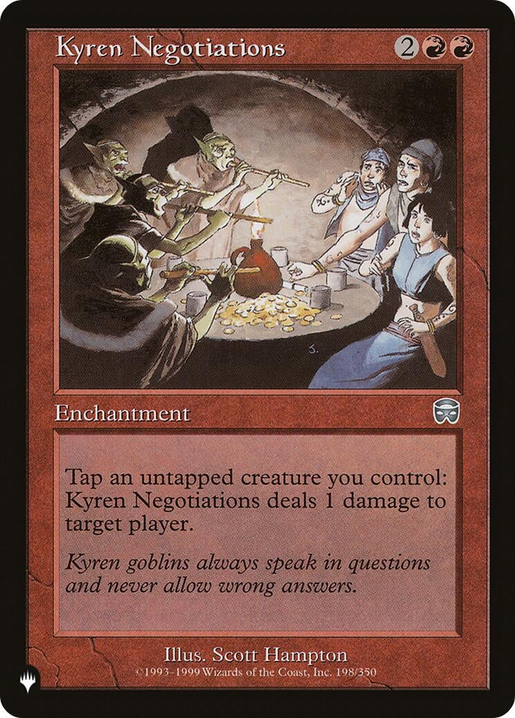 Image for Kyren Negotiations (198/350) - Magic: The Gathering